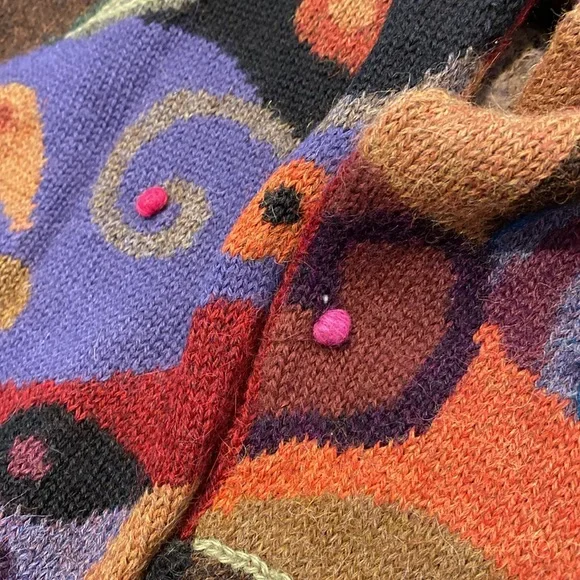 Factoria Perez Alpaca Wool Sweater No Size Tag-Possibly Medium? See Measurements - Picture 12 of 14